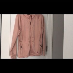 Women’s size L Spyder zip up with hood.